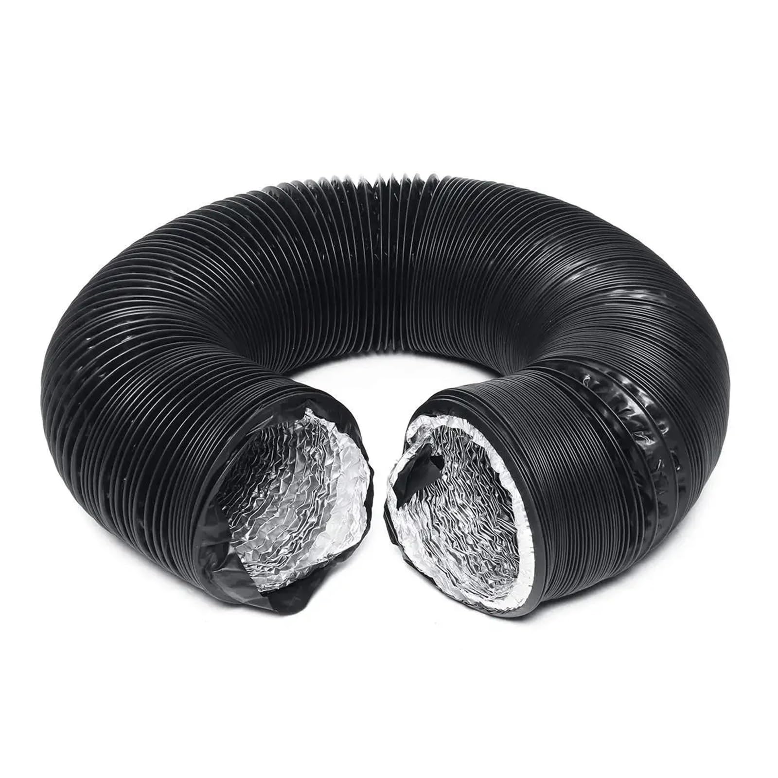 Tuyau Evacuation Seche Linge Tuyau flexible en aluminium double de 6 m 150 mm for conduit d'extraction d'air, ventilateur ligne, tube ventilation