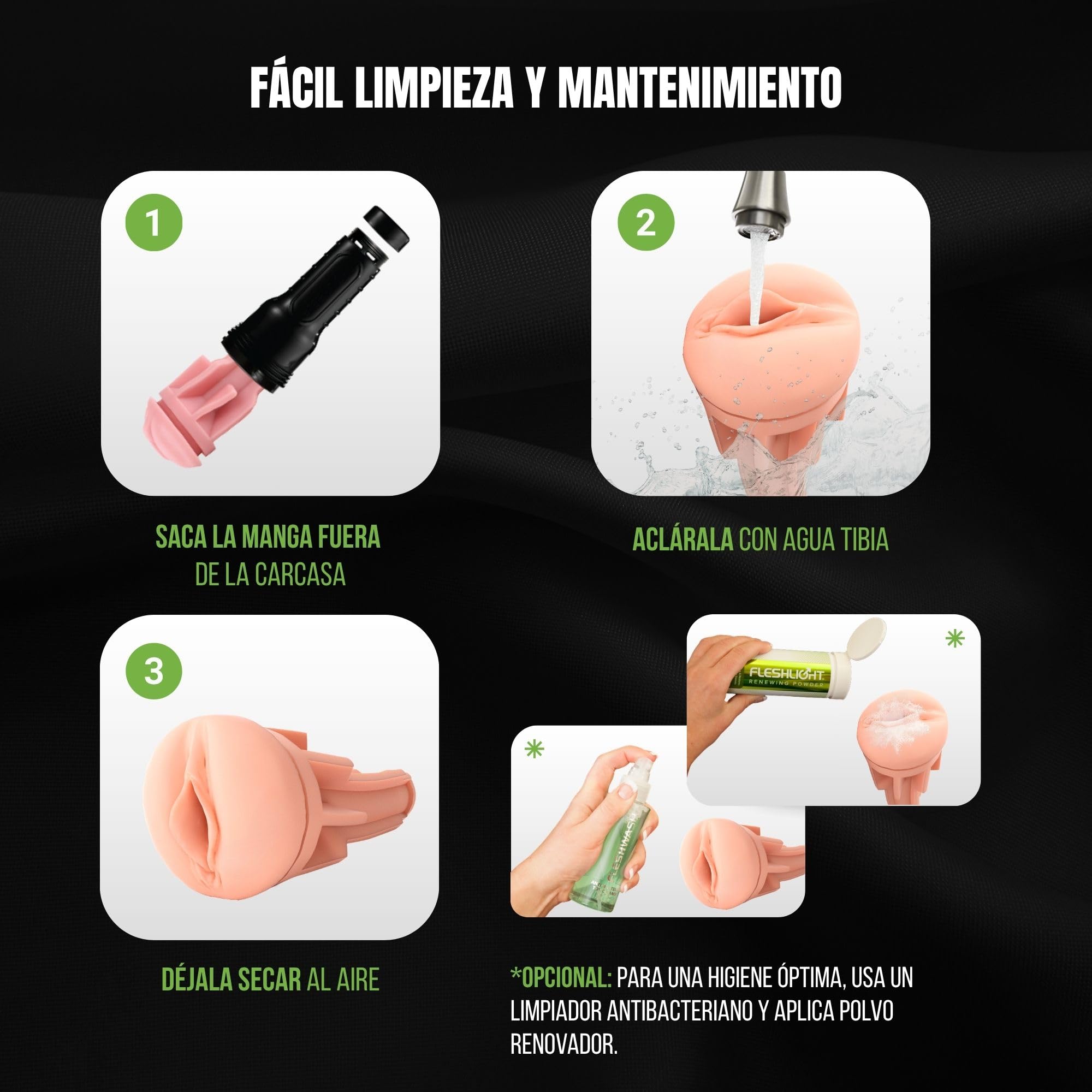 Fleshlight - Riley Reid - Masturbador Masculino Real - Textura Euphoria - Sensación Extrema - Diseño Interior Estrecho y en Espiral Acanalado - Fácil de Limpiar