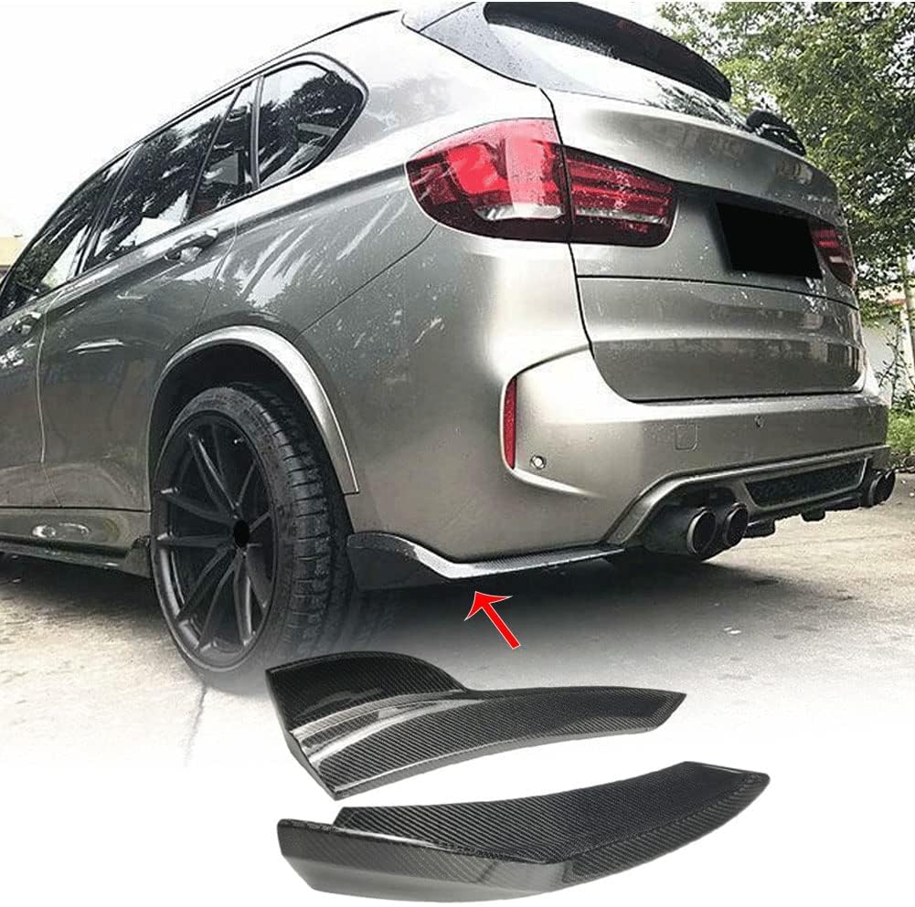 Real Carbon Fiber Rear Bumper Splitters for BMW F86 X6M X6 F85 X5M 2014-2018 Rear Bumper Fins Rear Bumper Canards Factory Outlet