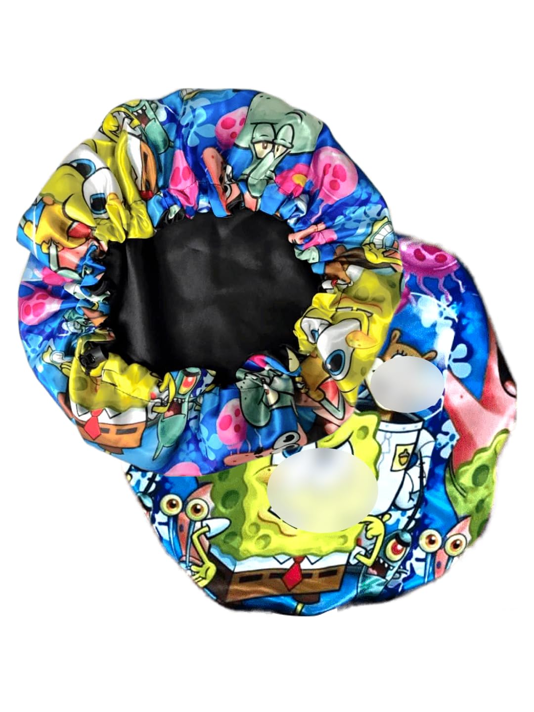 Silky Design Non Slip Bonnet with Tie Adjustable Women and Men Bonnets for Sleeping Comfortable Satin Fabric (Akat)