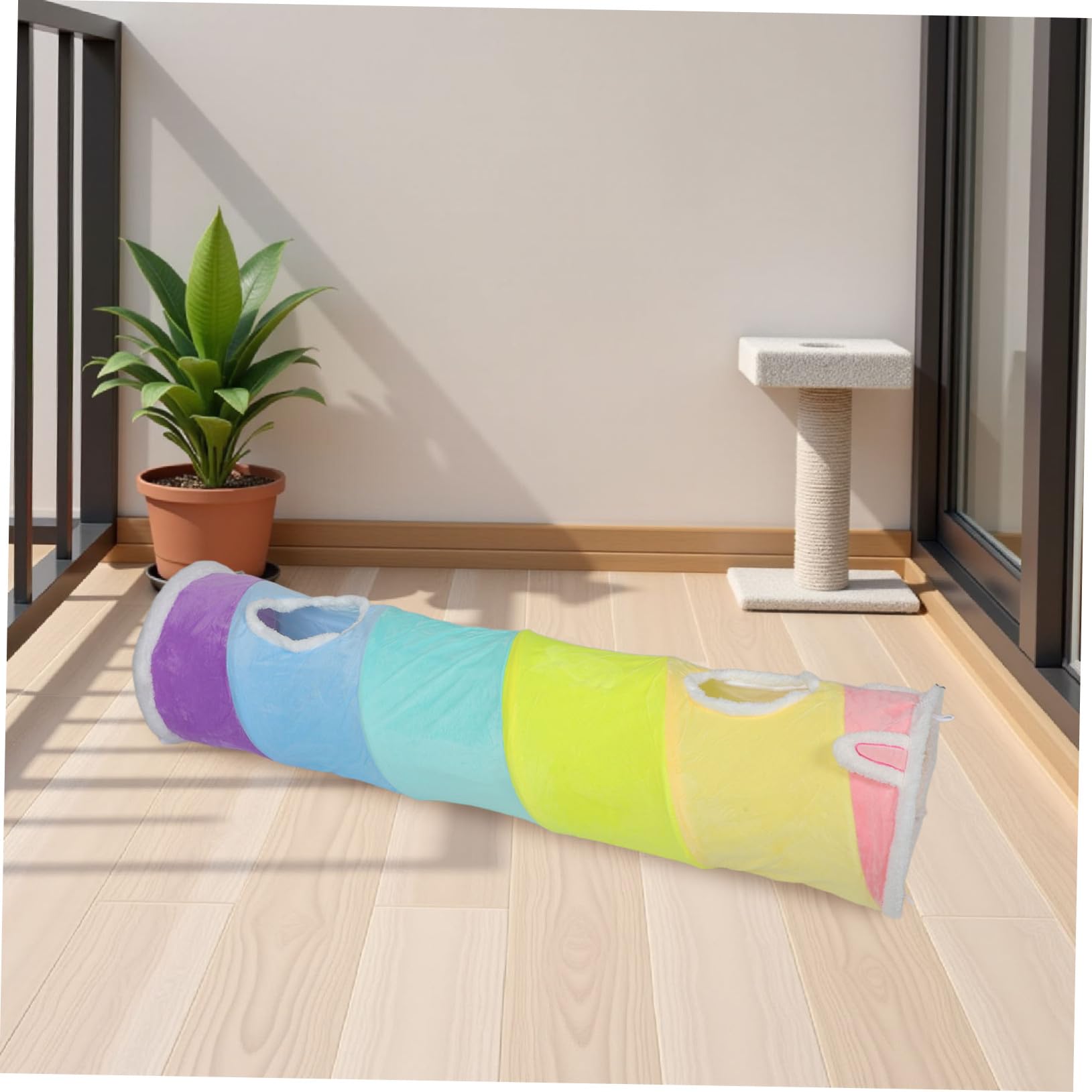 YARNOW Cat Tunnel Juguete De Persecución De Gatos Juguete Interactivo para Gatos