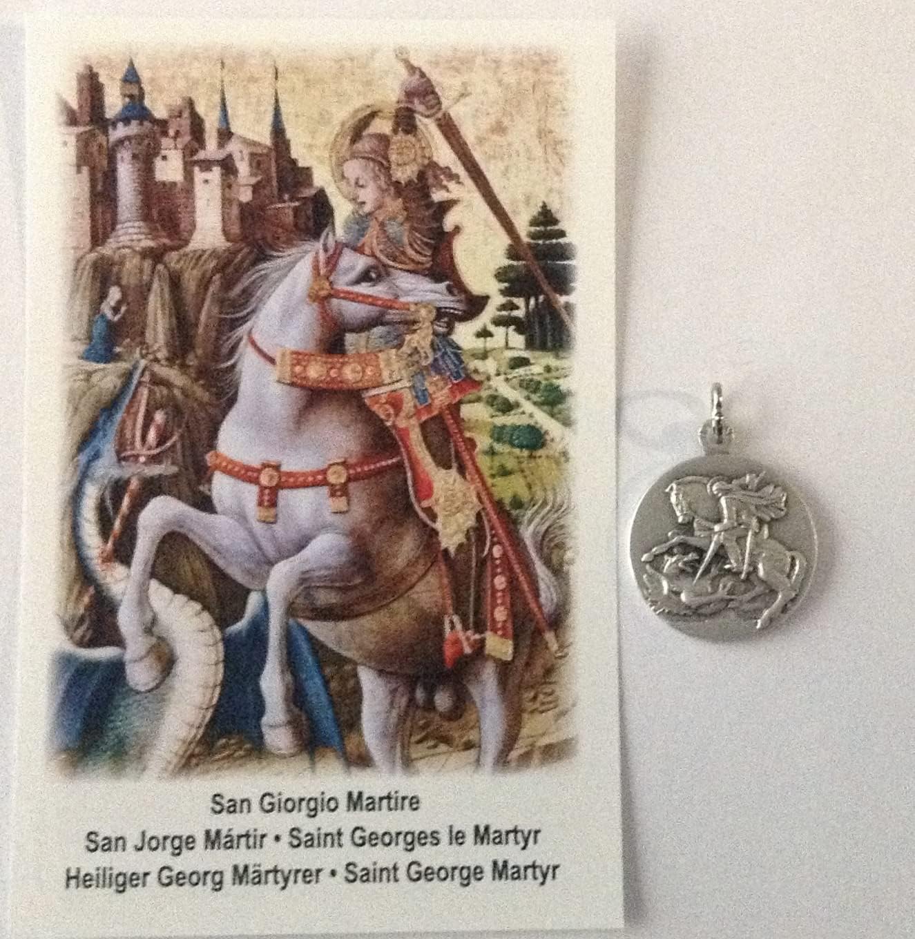 I G J SAINT GEORGE MARTYR MEDAL - THE PATRON SAINTS MEDALS - 100% MADE IN ITALY - Image 6