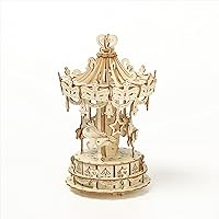 Vista 10 de Rompecabezas 3D de madera en forma de calabaza, kits de modelo de carretilla de calabaza, acertijos mentales y rompecabezas para Navidad/cumpleaños