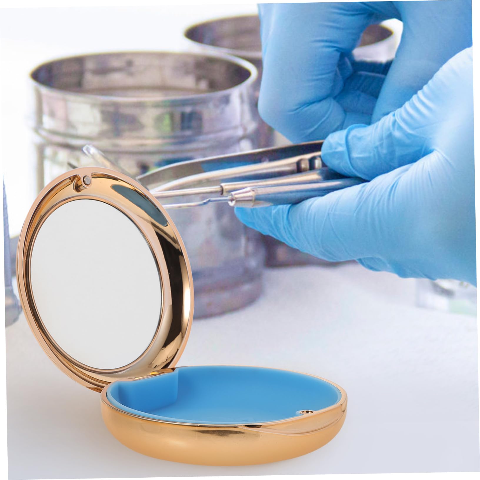Vaguelly 1pezzi Scatola Per Apparecchi Ortodontici Realizzata Materiali Custodia Per Protesi Dentarie Scatola Per Igiene Orale e Portatile Superficie Liscia Resistente Graffi Mantiene Gli