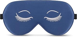 ALASKA BEAR Mulberry Silk Sleep Mask Luxury Cool and Lustrous Eye Cover for Sleeping, Embroidery Gift Ready Packaging, Limited (Original Version Flat)