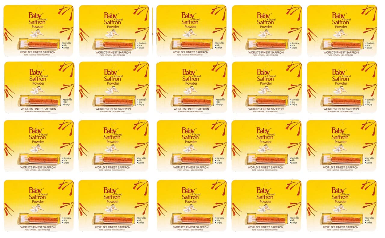 Baby Brand Saffron Powder100% Pure Worlds Finest Saffron (Kesar Powder), 1 Gm Each (Pack of 20) (B0BHJ21CH9) Amazon Price History, Amazon Price Tracker
