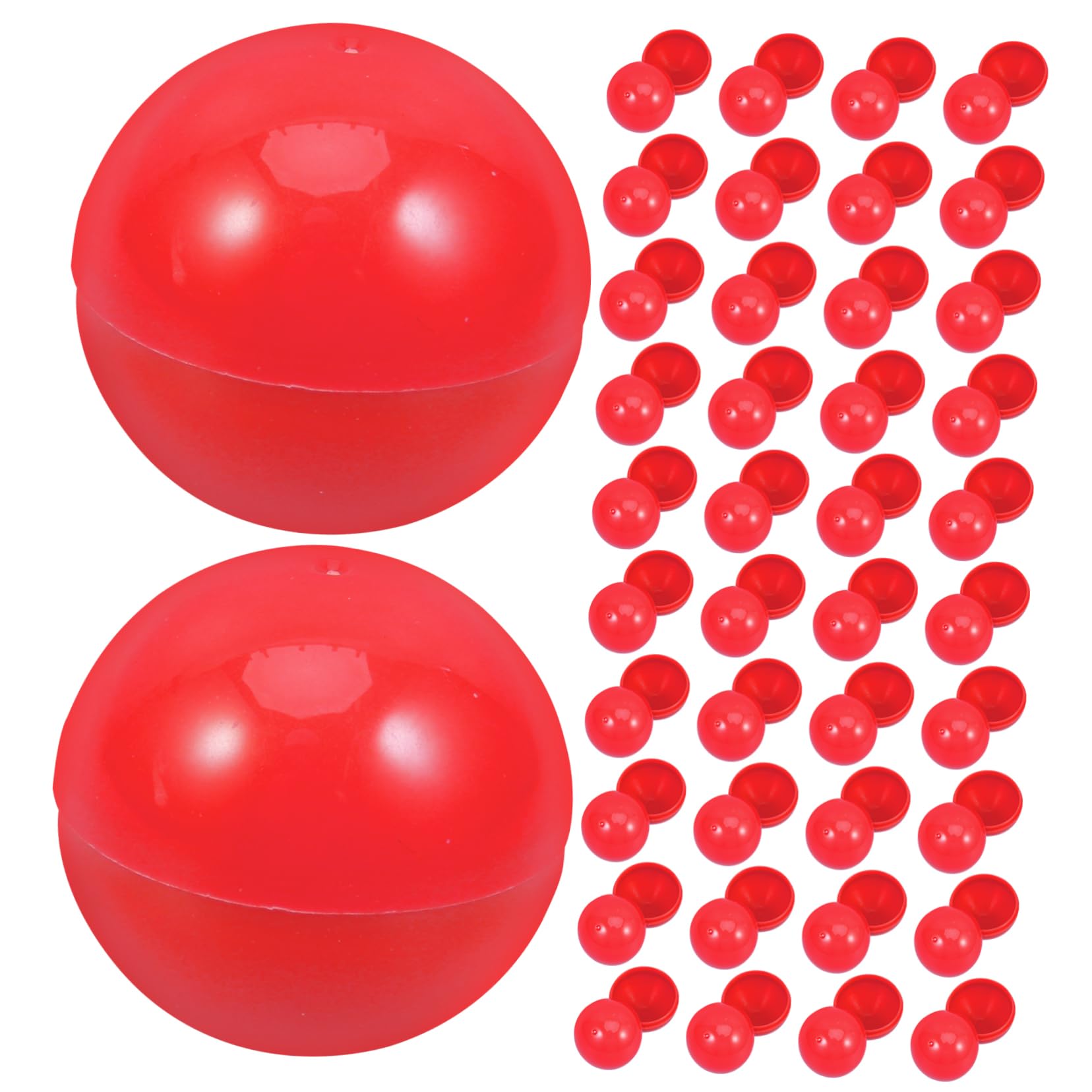 GAROZATION 50pcs Openable Raffle Balls Seamless Game Balls for Art Entertainment Draw and Party Activities