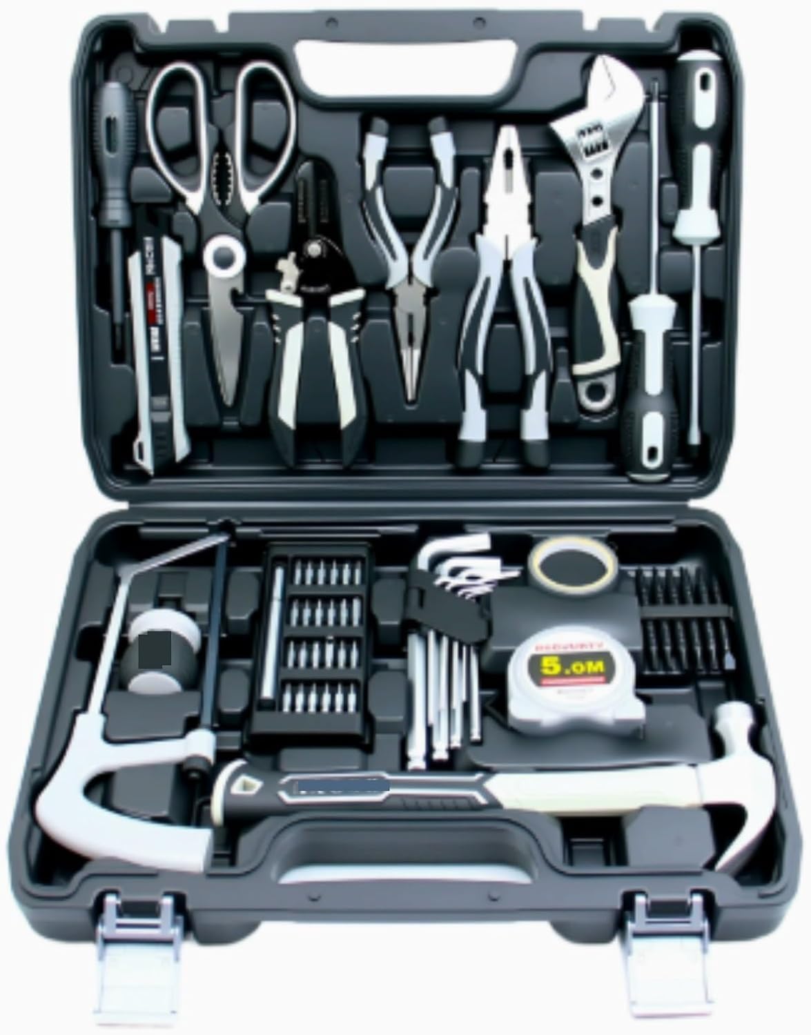 Kit de Herramientas Mecánicas, Caja Plástica de Almacenamiento