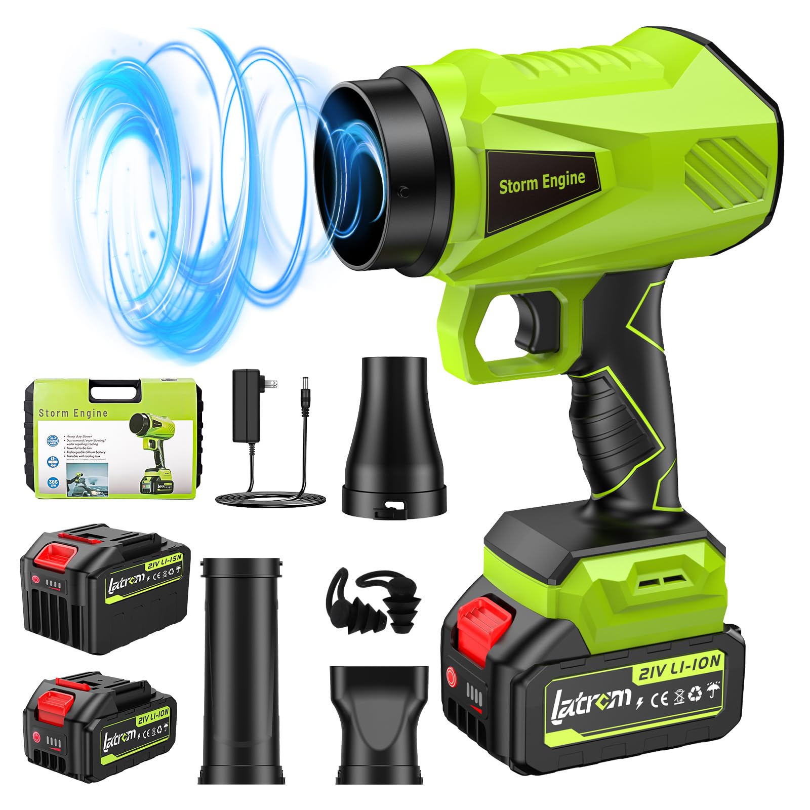Latrcm Cordless Leaf Blower