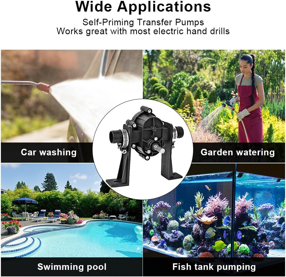 Electric Drill Pump for Water Gasoline Oil Diesels