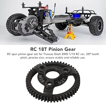 レジースミス　ギア Amazon | RC 32P 0.8M 52T スパーギア 18T ピニオンギアセット
