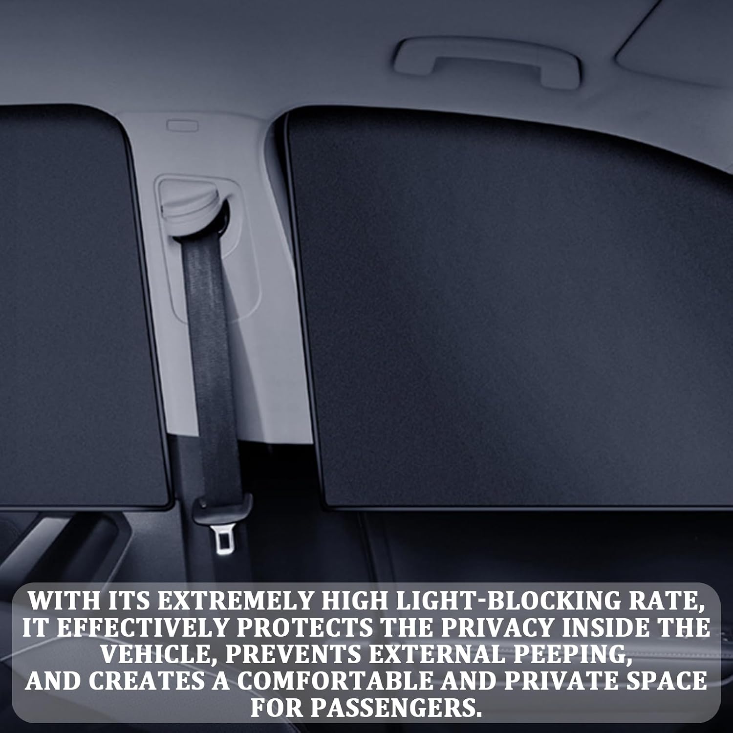 Car Window Shades for Baby, 4PCS Magnets Car Sun Shades for Side Windows Covers, Fordable Privacy Protective Blackout Sunshade Curtain for 99% UV Blocking Sunproof Universal Auto Accessories