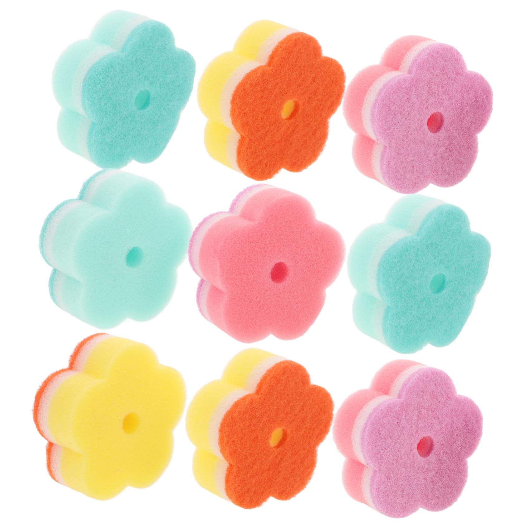 KOMBIUDA 30piezas Esponja De Limpieza De Nanómetro De Paño De Cocina Absorbente para Lavar y Superficies Sin Olores Multiusos Casa y