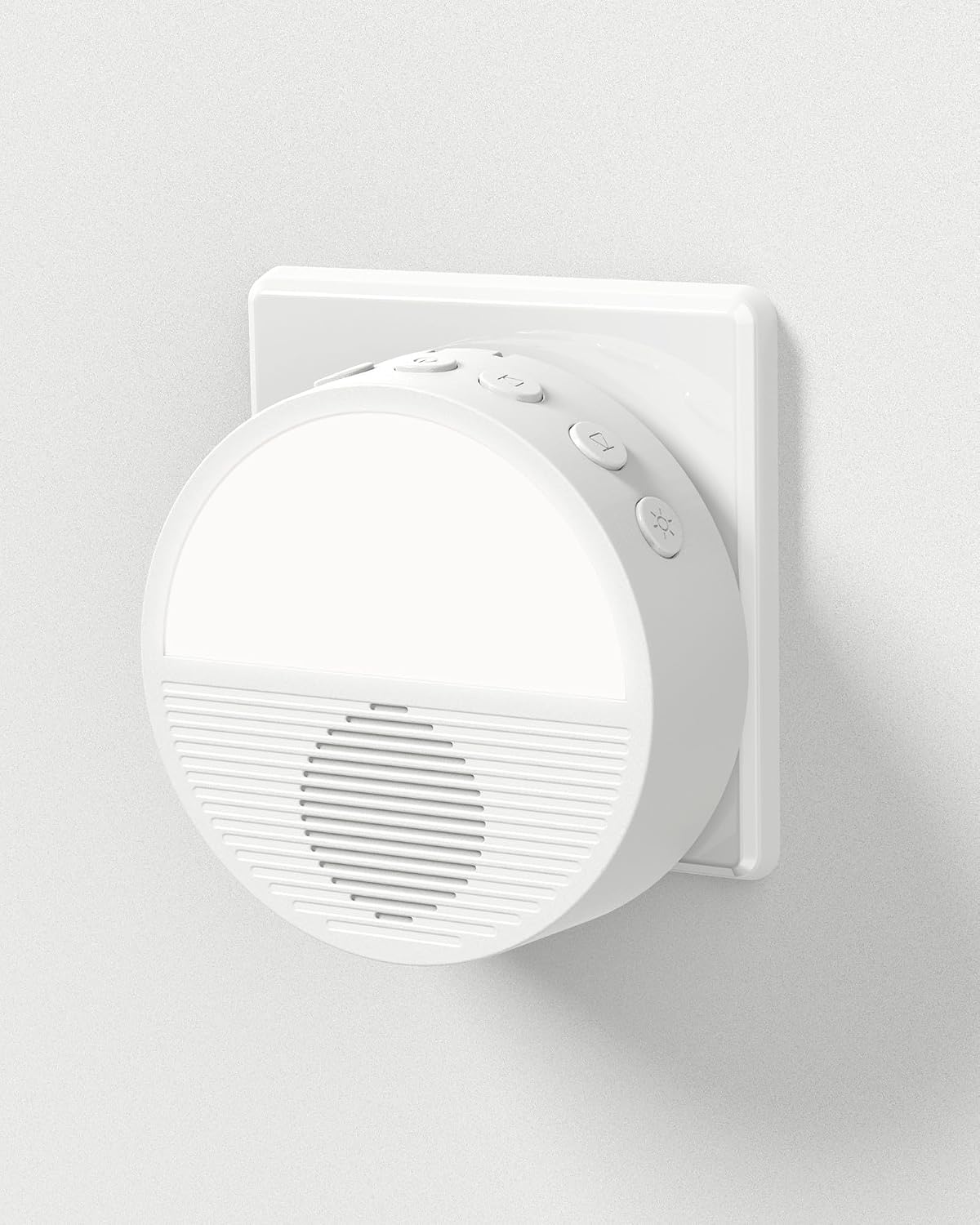 Wall Plug in/Cable Connection White Noise Sound Machine, Seaside Sunset Noise Machines for Sleeping Baby, Adults, White Noise Machine for Office Privacy & Noise Canceling, Clinic Talks