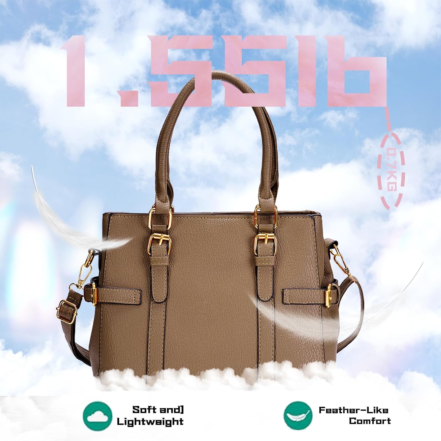 Women's Handbags Fashion Vegan Leather Handbags Purses for women Tote Bag Shoulder Bag Top Handle Satchel Spring Purse