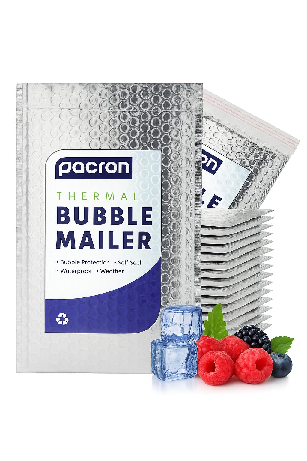 - 4000-Pack Insulated Silver Thermal Bubble Mailers 6.5 x 11 - Waterproof Metallic Foil Self-Sealing Padded Envelopes for Cold Shipping, Perishables, Food, Cosmetics, Pharmaceuticals