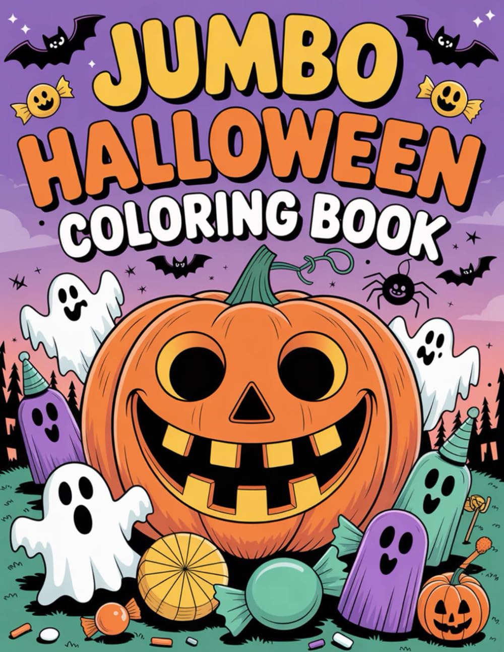 Jumbo Halloween Coloring Book – 147 Pages of Spooky, Fun & Creative Halloween Magic for Kids!: Get ready to bring the Halloween spirit to life with ... kids – the “Jumbo Halloween Coloring Book”!