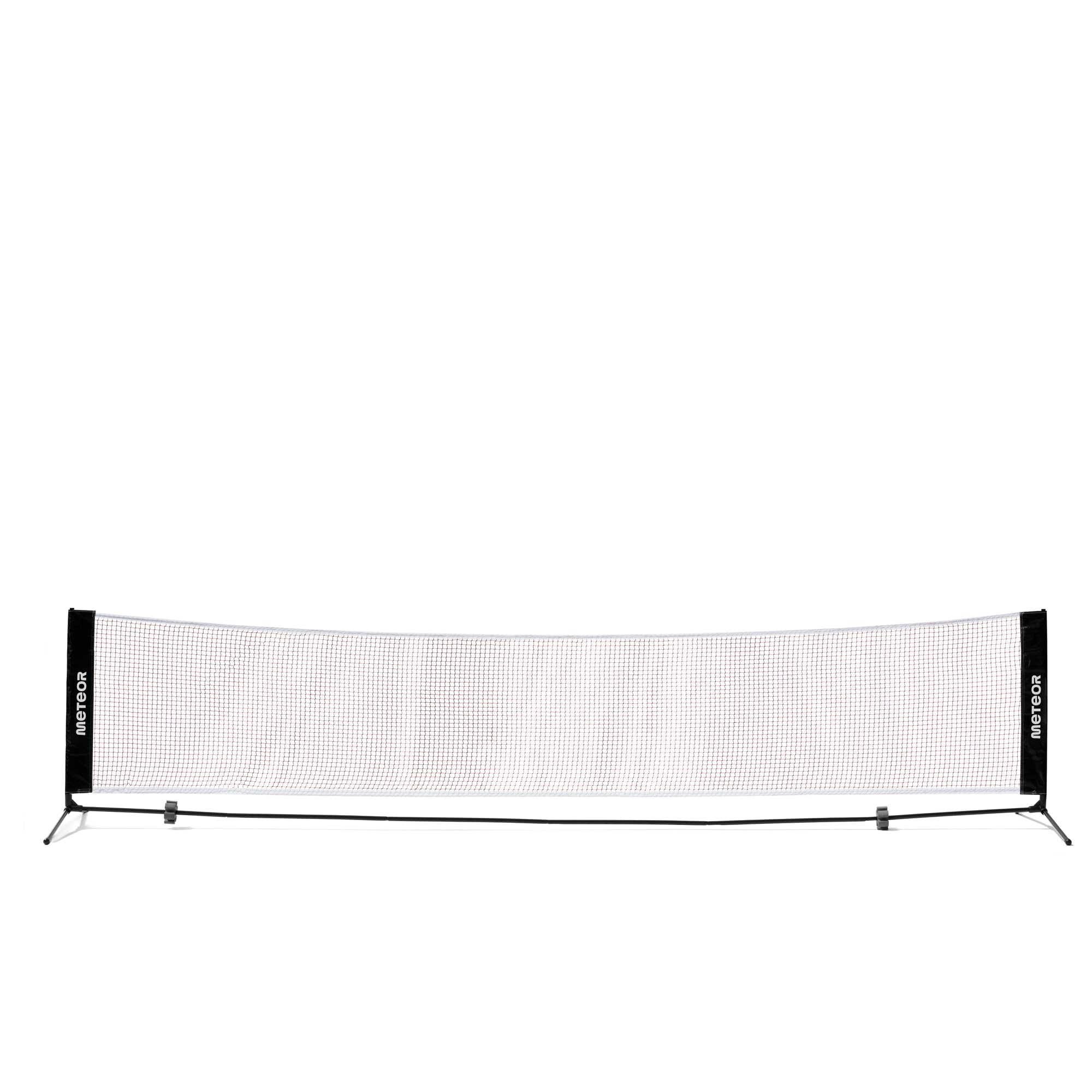 Filet de Badminton Pliable en Nylon poteaux réglables en Hauteur Ensemble Portable Volley-Ball Tennis Badminton Amusant