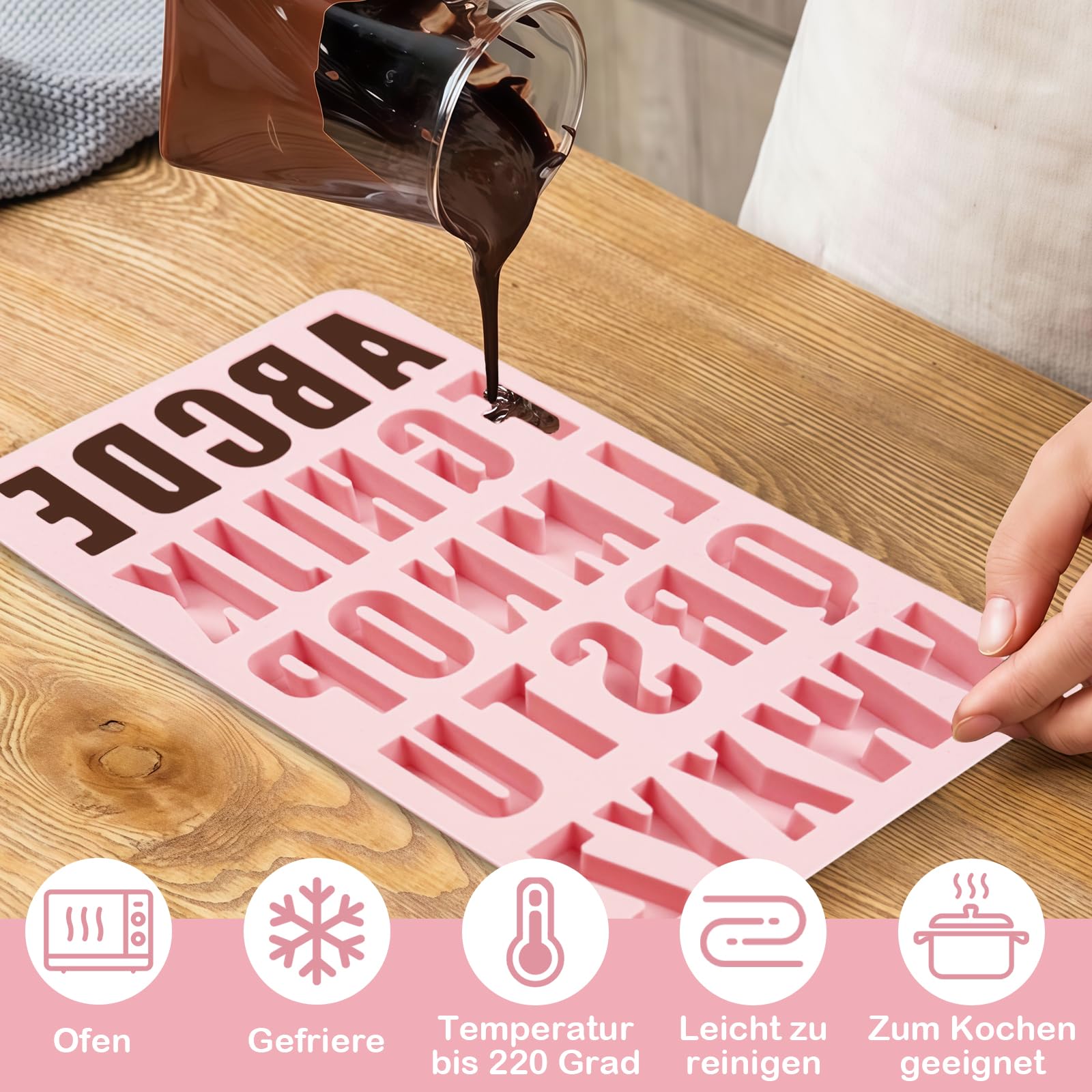 Siliconen Mal Cijfers & Letters | Siliconen Mallen / Molds | Bake & Party