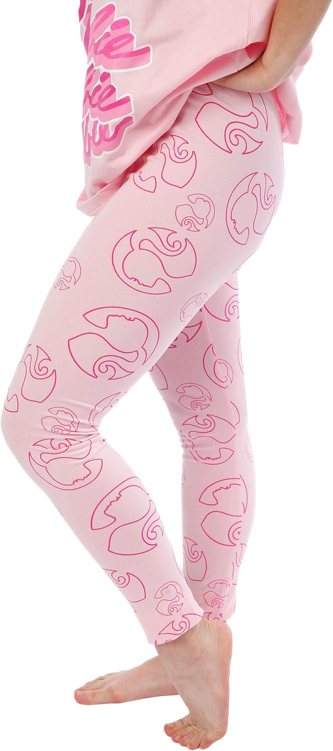 Barbie Pajamas For Women | Cotton Womens Pajama | Short Sleeve Ladies PJs | Sizes Small To XX-Large