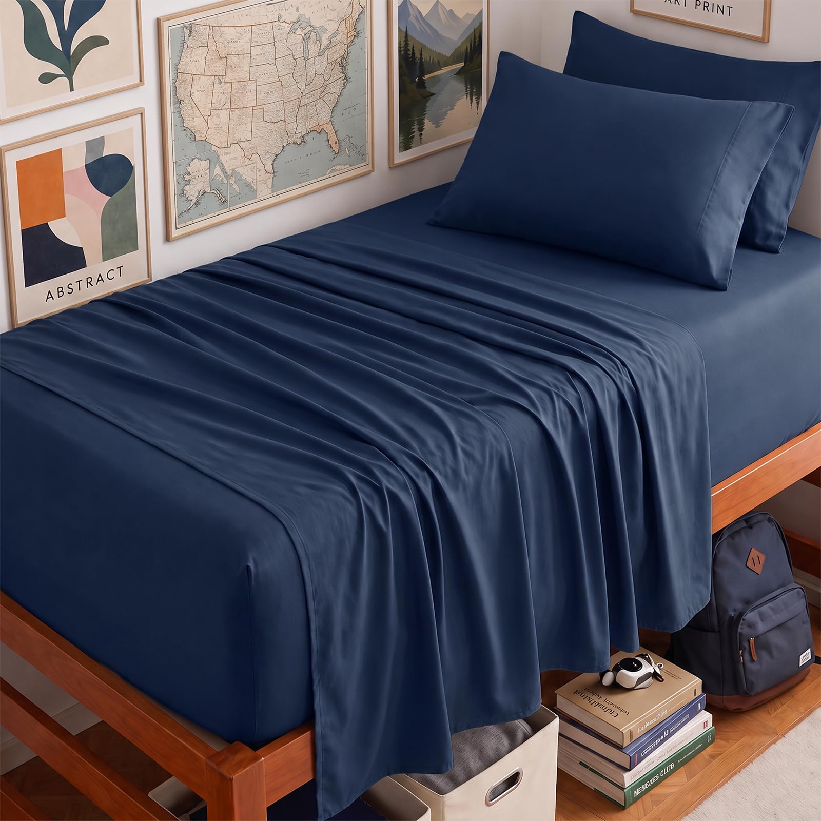 CozyLux Twin XL Deep Pocket Sheet Set