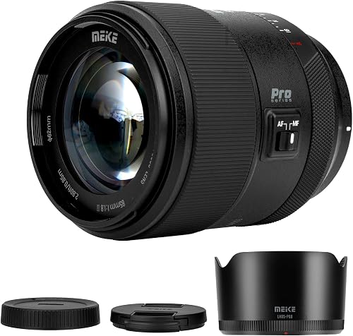 Meike 85mm F1.8 Pro Full Frame Auto Focus Lens for Nikon Z Mount Cameras, STM Stepping Motor 8K Portrait Prime Lens Compatible with Z50 Z50II Z5 Z6 Z7 Z6II Z7II Z6III Z9 Z30 Z8