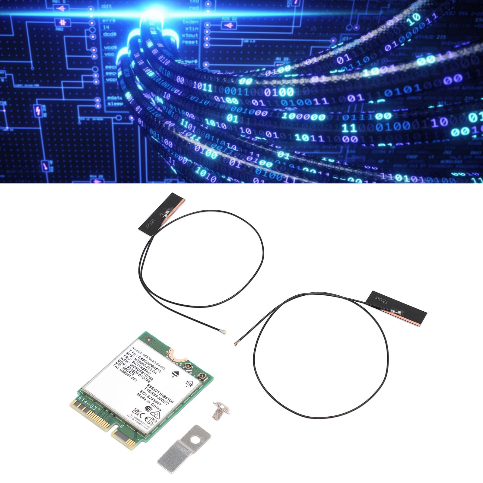 WiFi 7 Card, 5800Mbps Velocità e MU MIMO (WiFi 7 Card with