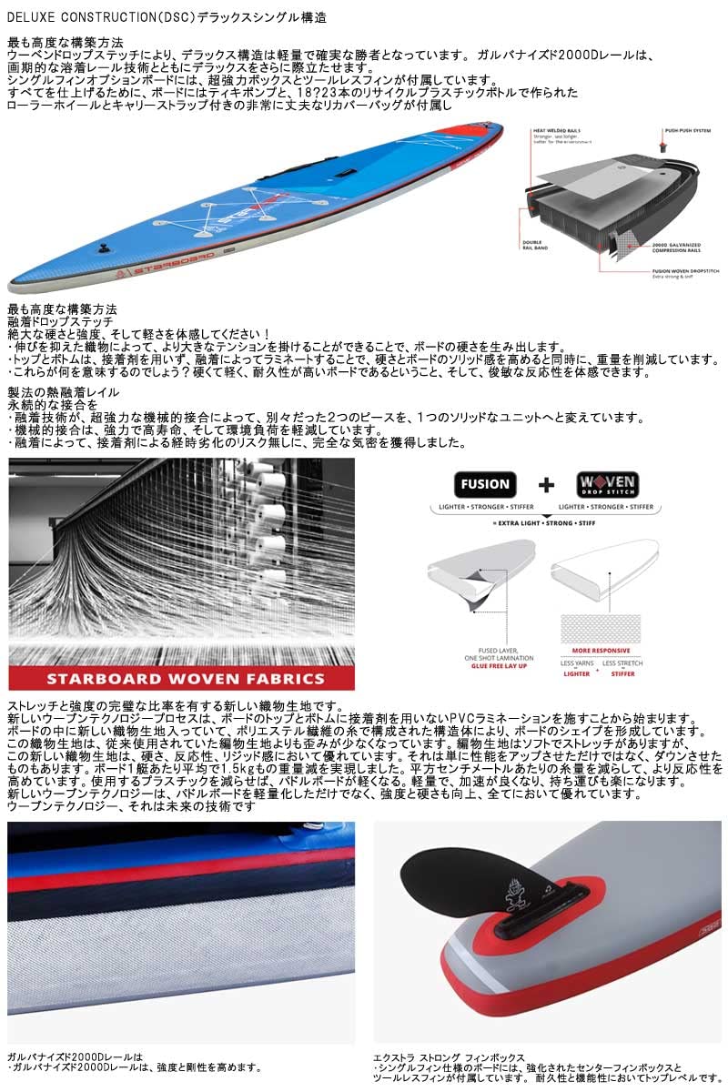 インフレータブルボード2021スターボードDDC 12.6x30ツーリングモデル 在庫処分特価】スターボード サップ インフレータブル 2021