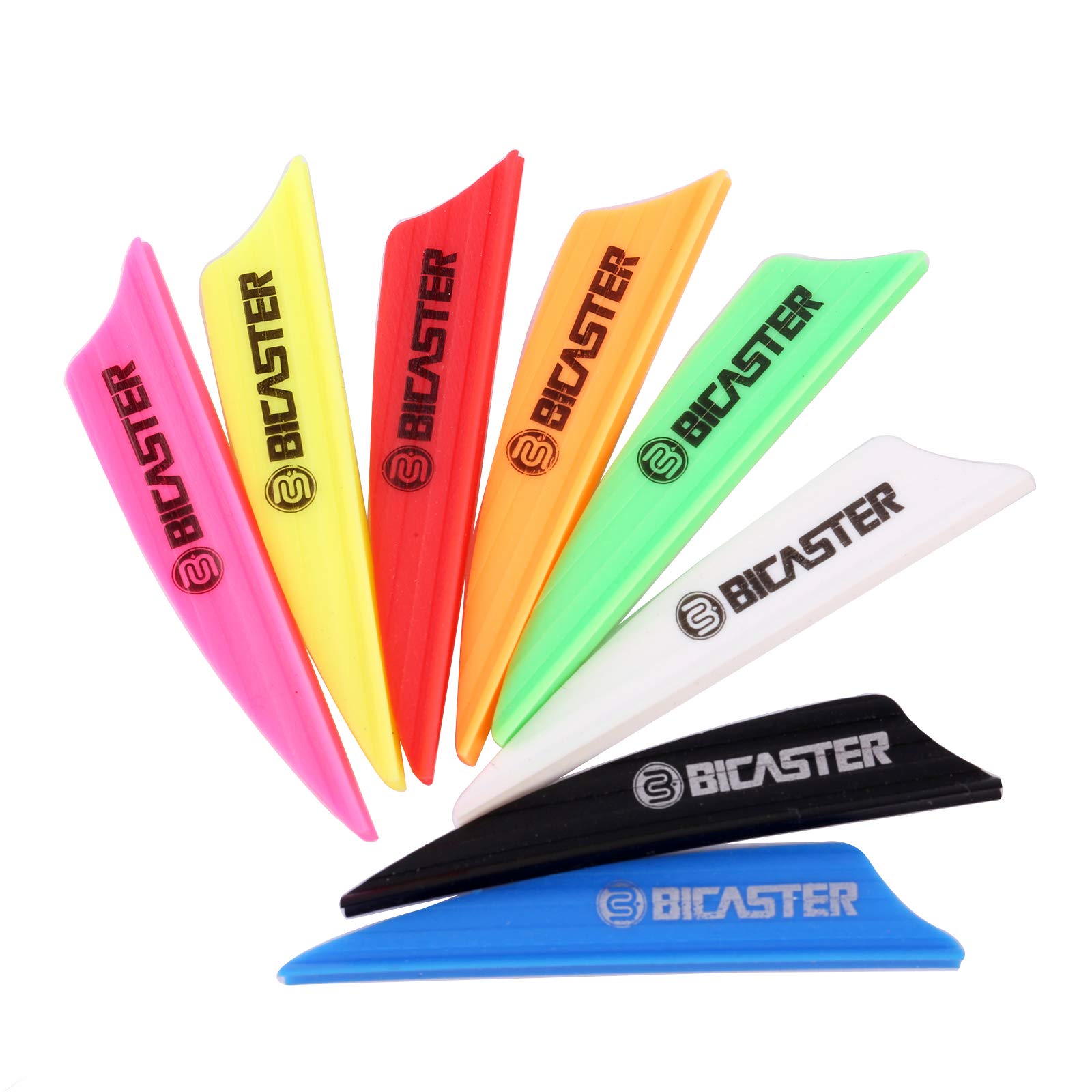 Lot De 100 Ailettes De Flèche Blanc 2 Pouces – Empenne Plastique – Tir à L'Arc Chasse