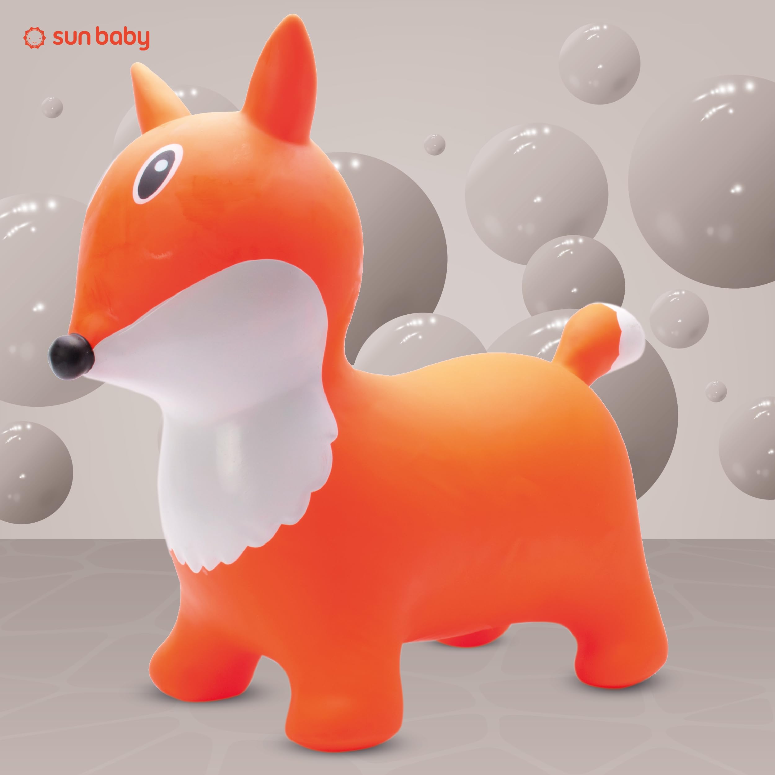 Cavalcabile Gonfiabile Happy – Animaletto Saltarello Per Bambini – Altezza 43 Cm