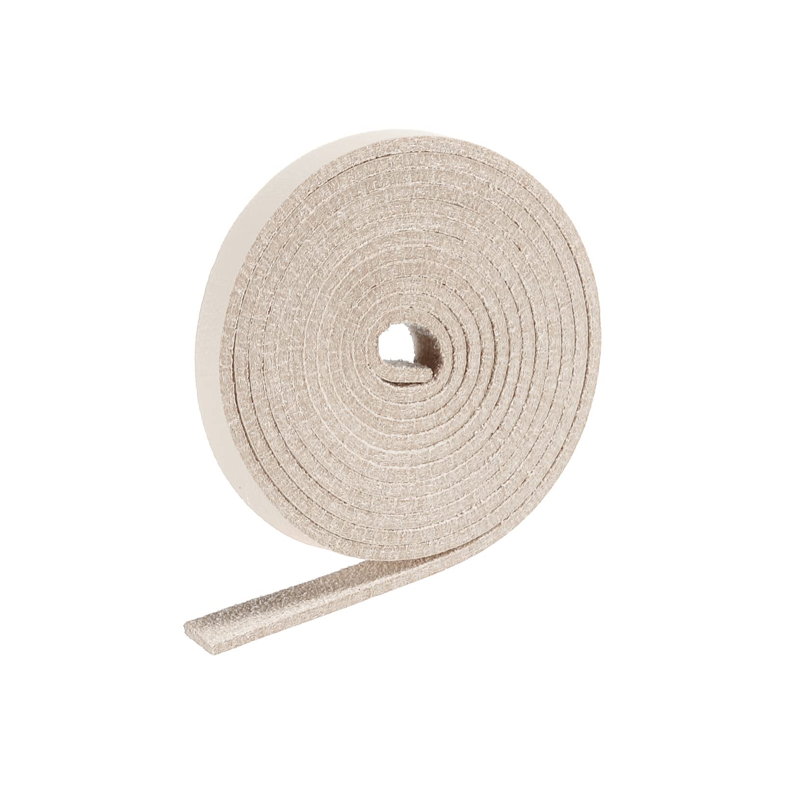 PATIKIL Faux Leather Cord Suede Cord 0.5cm/0.2" Leather Thread Velvet Cord 100cm/3.28ft for Bracelet, Necklace, Beading, DIY Craft, Beige