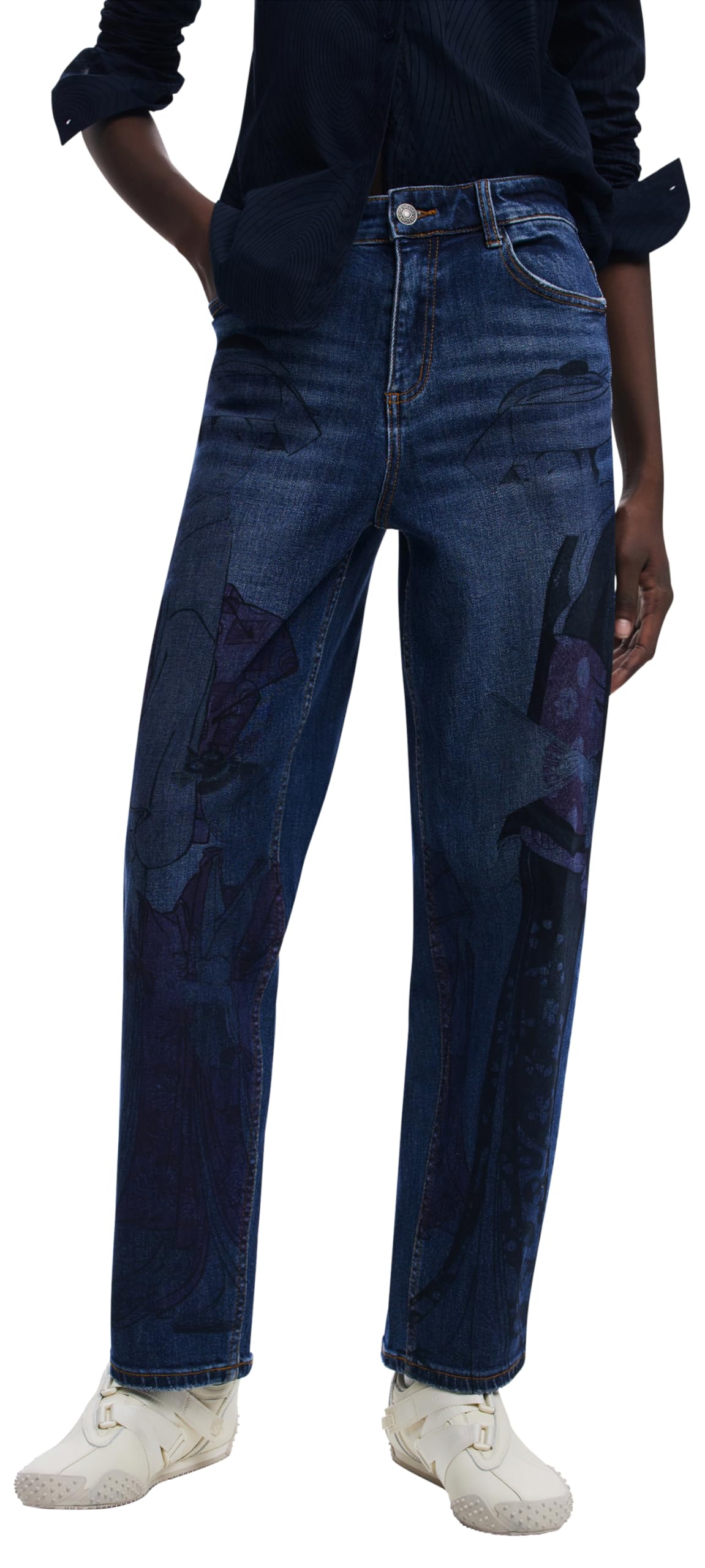 Desigual Denim_Samurai, 5008 Denim Dark Blue, 40
