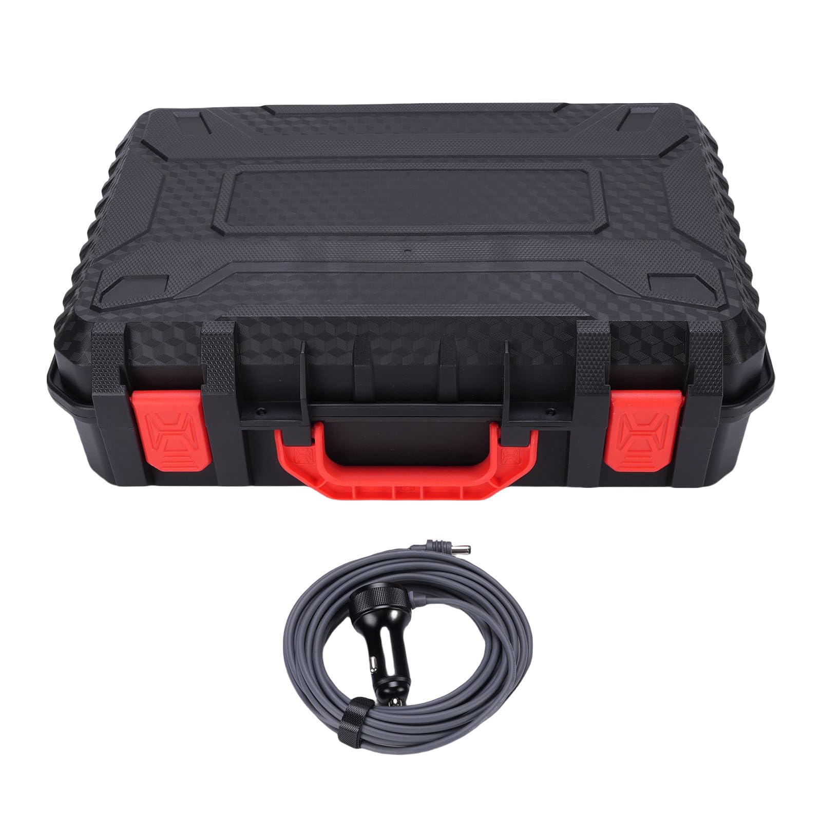 Estuche Protector Rígido para Transporte de Satélites con Espuma EVA y Diseño Impermeable para Uso en Exteriores 15.8"x13.4"x3.95"