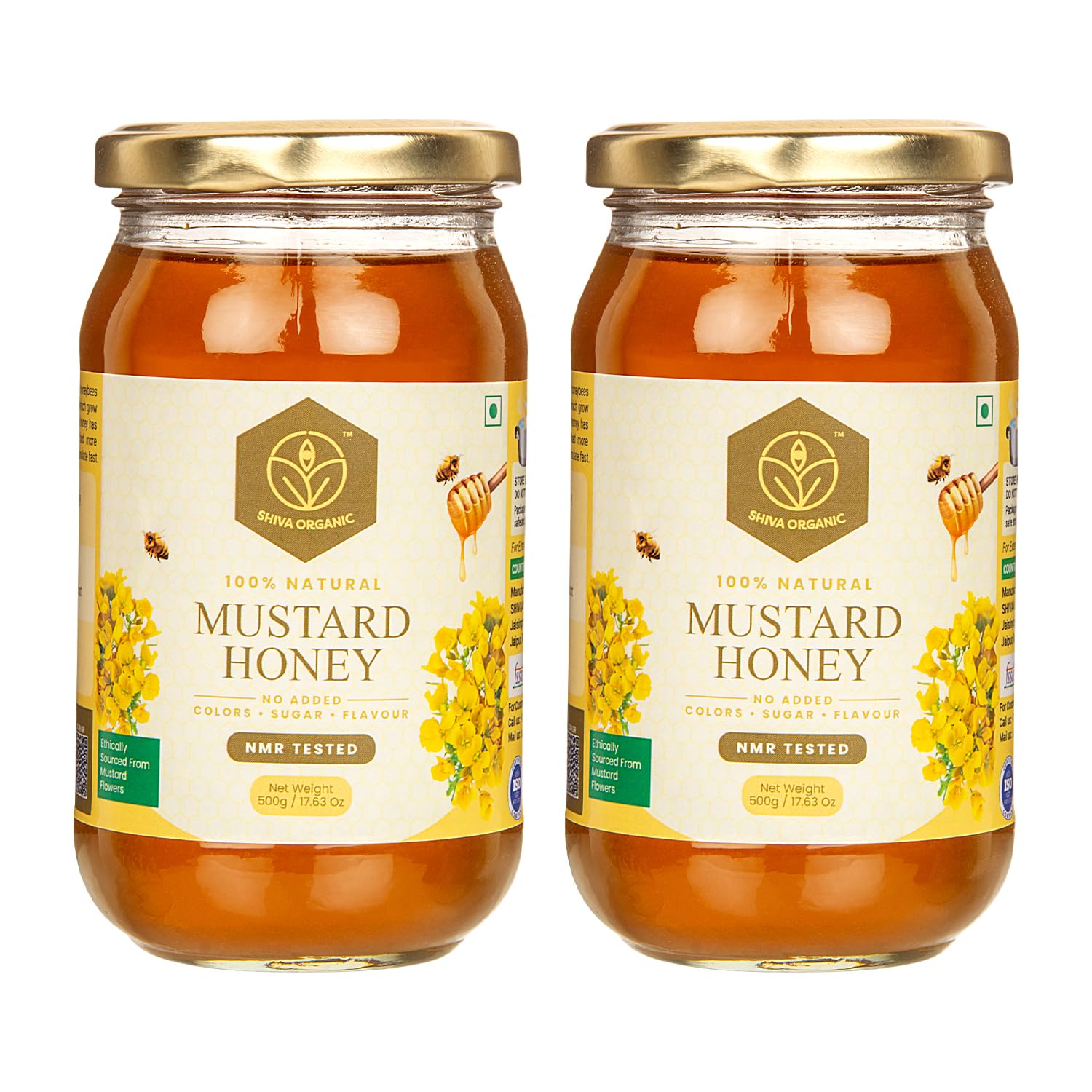 Amazon.com : Shiva Organic's Mustard Nectar Honey - NMR Tested