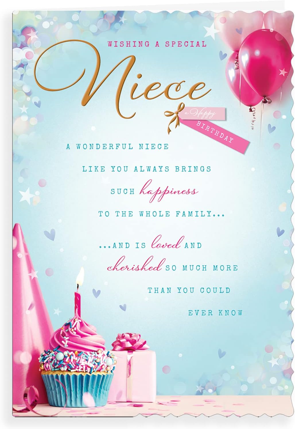 Piccadilly Greetings Traditional Fiancé Birthday Card - 9 X 6