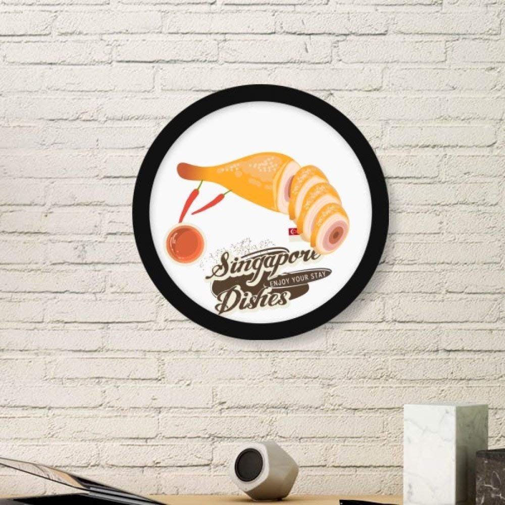 Image poulet de Hainan Singapour petit cadre noir pour cuisine elegante