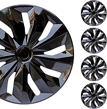Hubcap Wheel Cover Replacement R17 Hub Caps Universal-Fit Steel Wheel Rim Cover ABS Material
