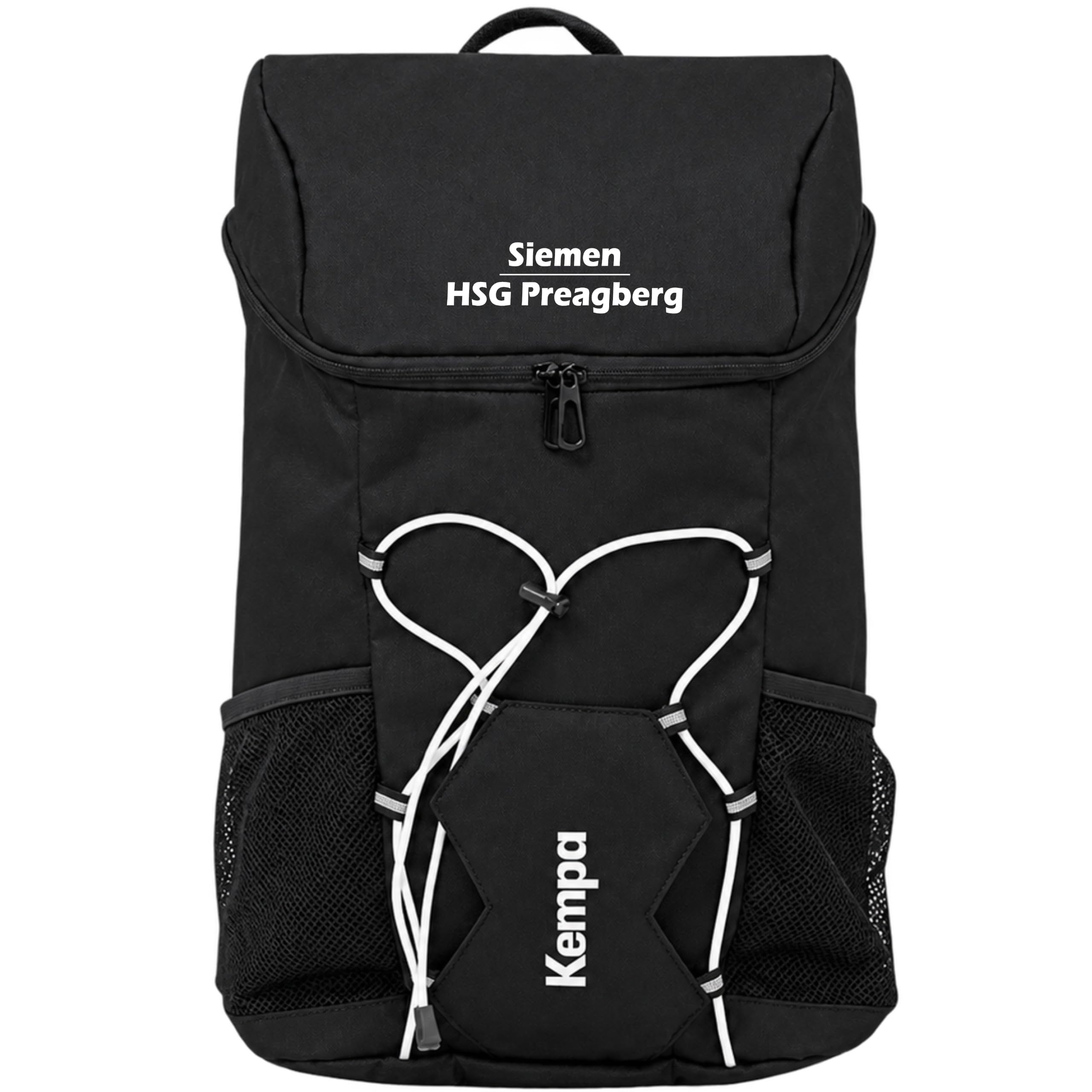 Sportartikelland Kombi Angebot für 1 Kempa Rucksack + Personalisierung mit Aufdruck Name und/oder Vereinsname
