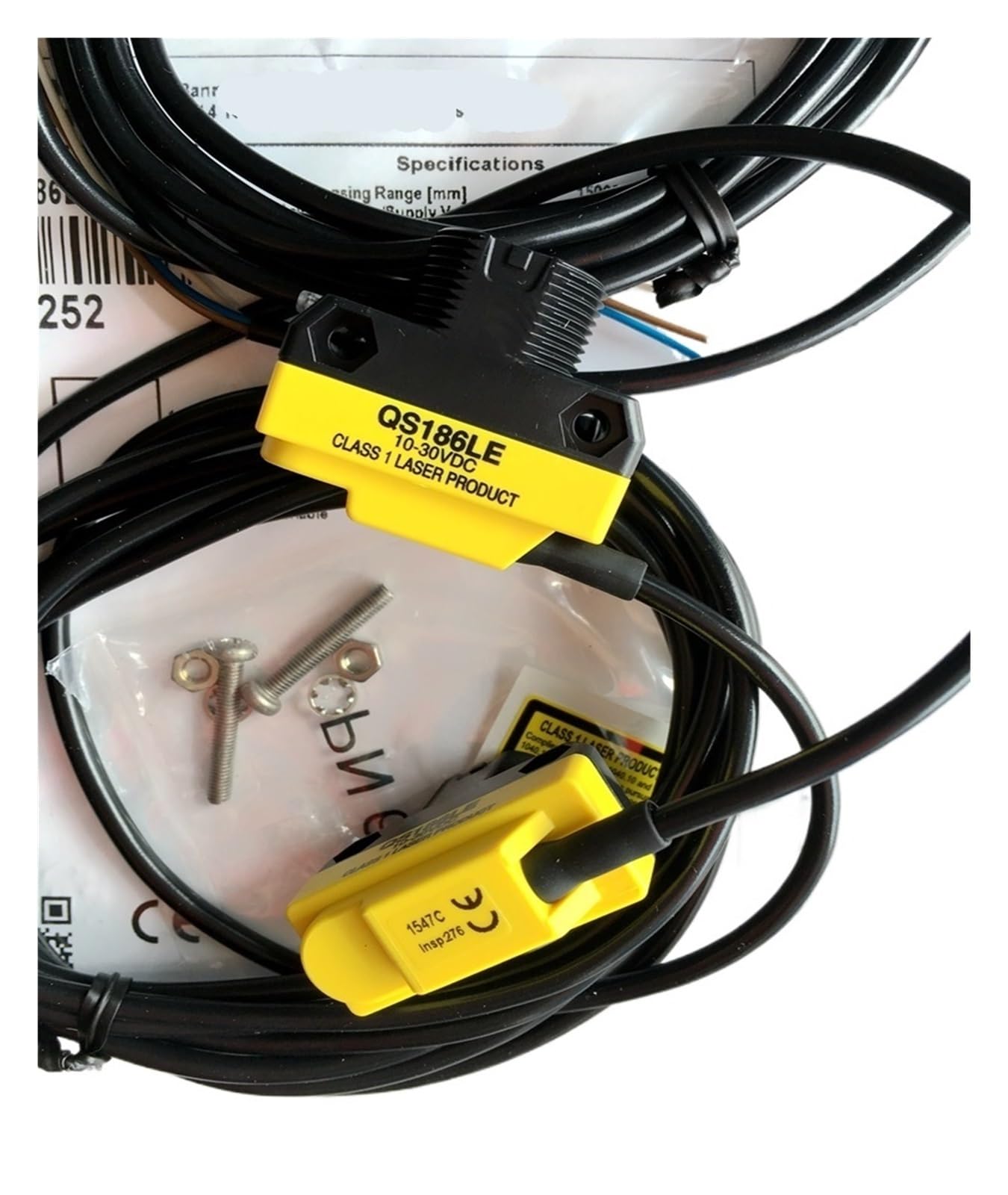 ZVQYSGIW 1PCS QS186LE + QS18VP6R Photoelectric Switch Sensor(QS18VP6R)