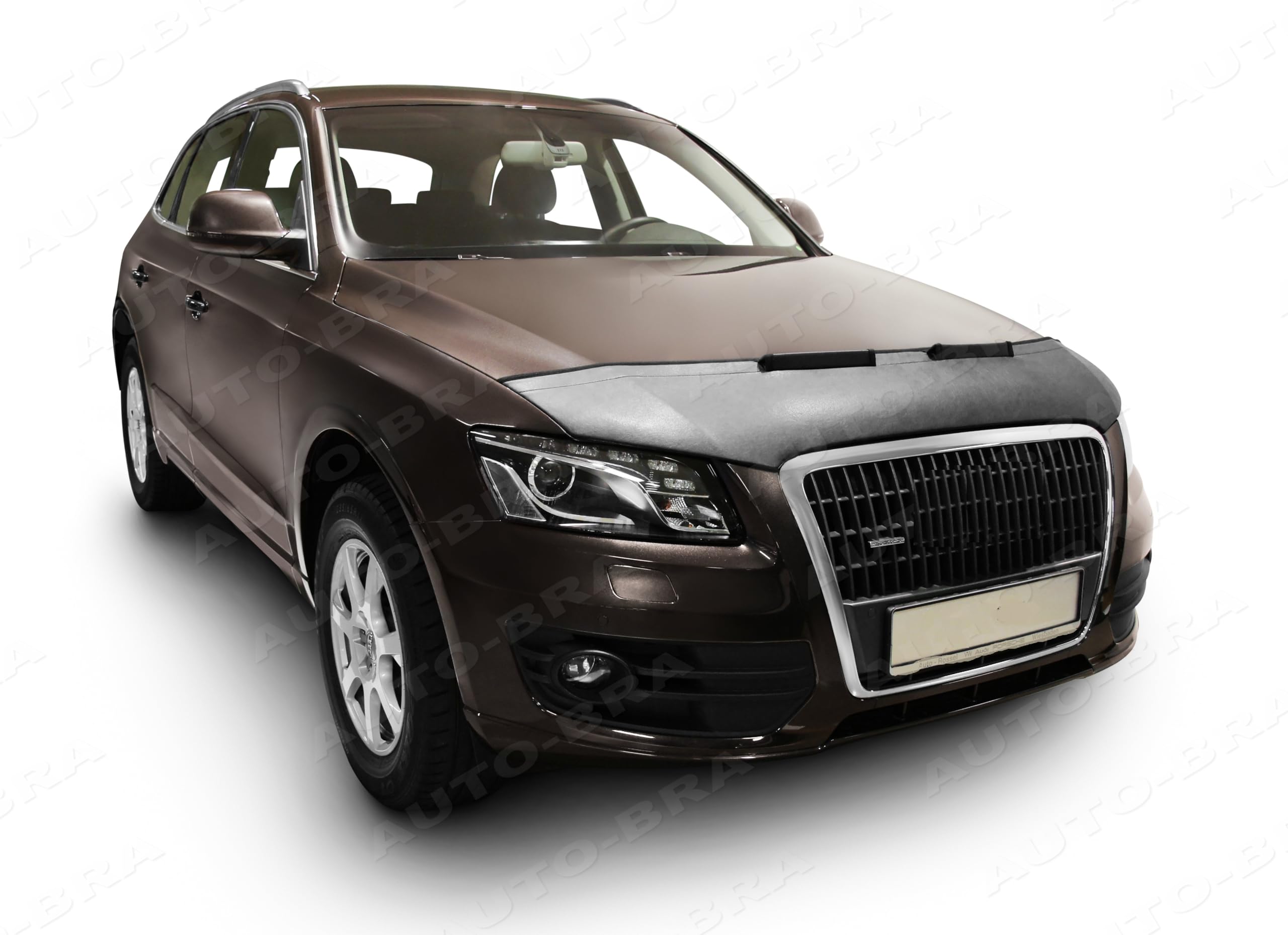 Hood Bra Front End Nose Mask Compatible with Audi Q5 2008-2012 Bonnet Bra STONEGUARD Protector Tuning