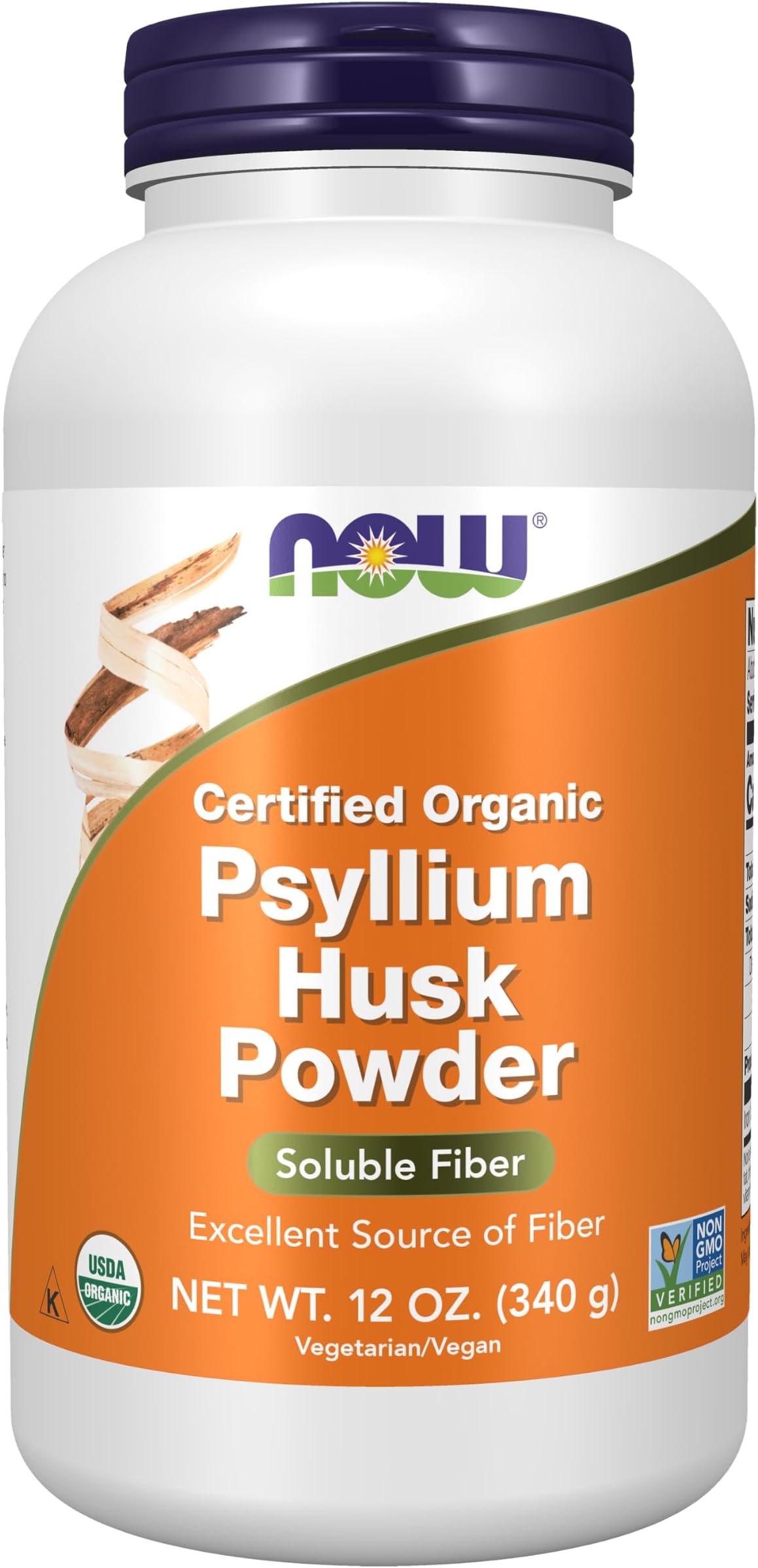 Now Psyllium Husk Powder 340g