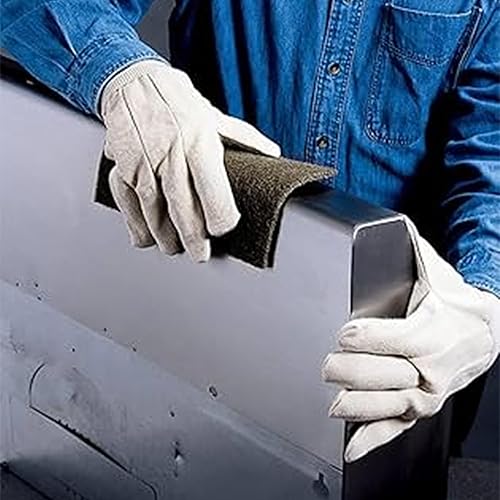 Miniatura 6 de TJR Paquete de 10 almohadillas para raspado, no tejidas, de forro polar, para automóviles, carrocería, multiusos de 6 x 9 pulgadas, almohadillas de