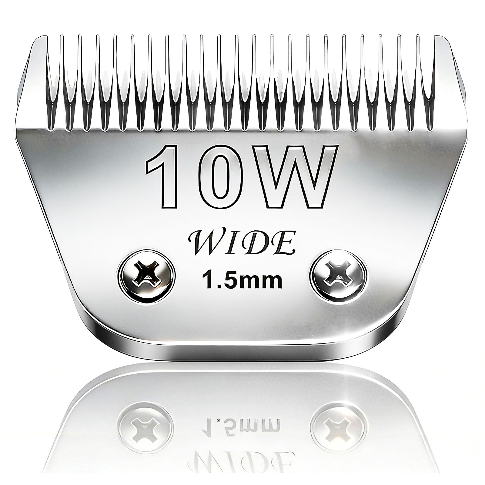 AUDOC 10W Wide Blade Pet Grooming Clipper Blades for Andis,Oster A5,Wahl km10 Clippers