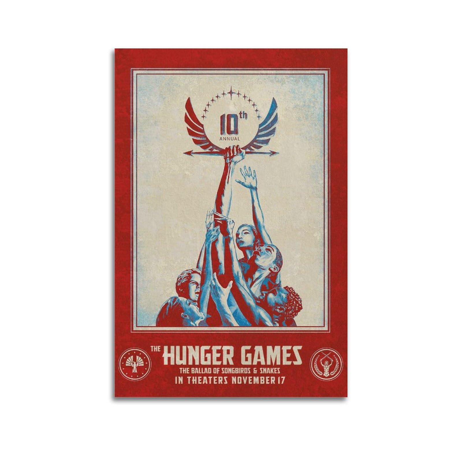 Poster The Hunger Games Sur Toile - 30x45 Cm, Vintage, Sans Cadre, Déco Murale