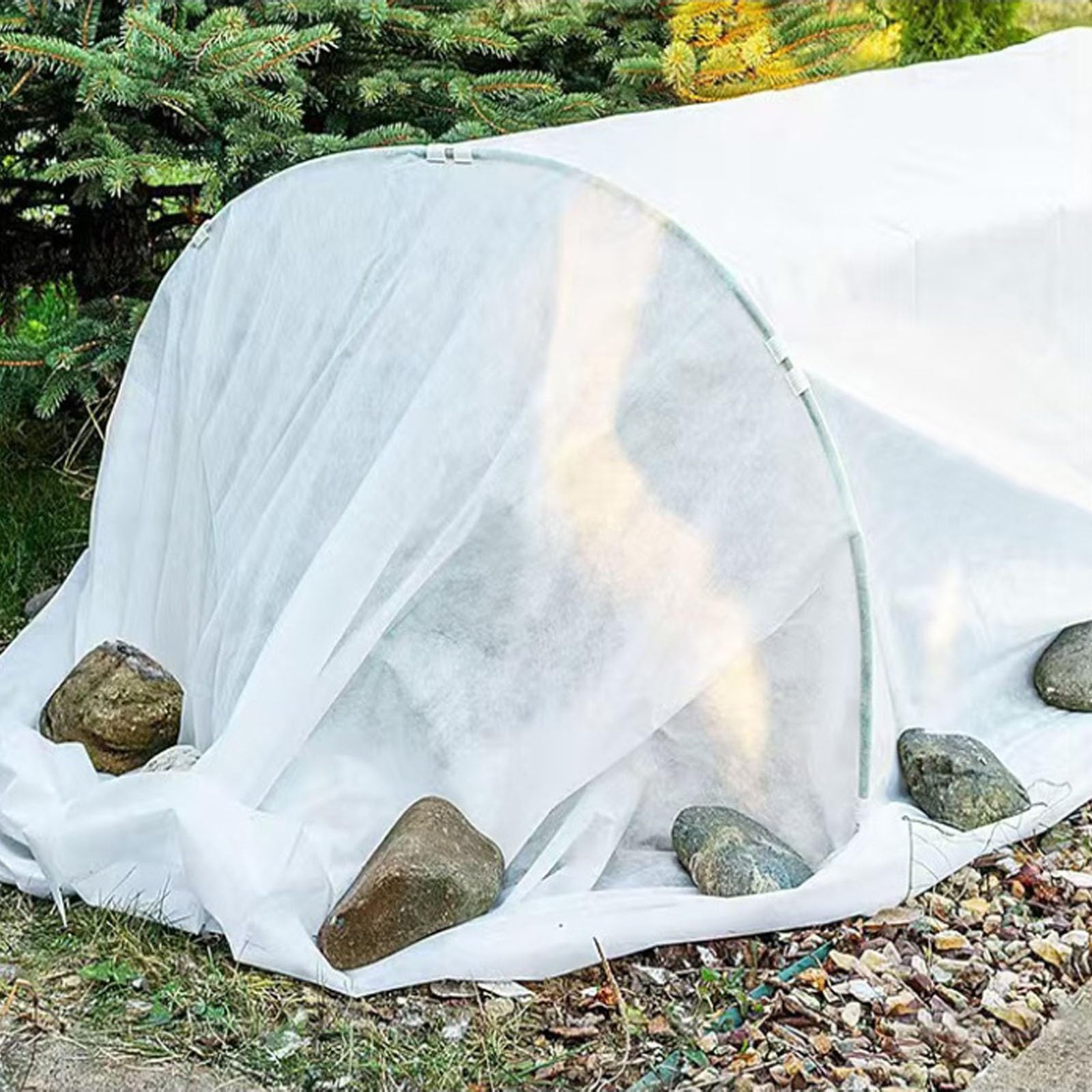 Tessuto Non Tessuto Invernale per Piante, Telo Protettivo per Piante da Giardino, Copri Piante Inverno, per Proteggere dal Freddo e Mantenere l'umidità in Inverno(8.2x32.8ft(2.5x10m))