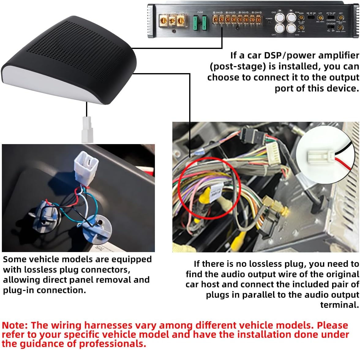 Universal Car Center Channel Speaker - High Performance Surround Sound System, Surface Mount Mid-Dash Audio for All Vehicles, Easy No-Cut Installation, Sleek Design (Fits Trucks/SUVs/Sedans) - Image 7