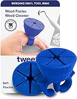 Vista 1 de Anillo colector de desechos Tweexy Craft, de vinilo para transferencia de calor, soporte de hojas de papel y adhesivos HTV