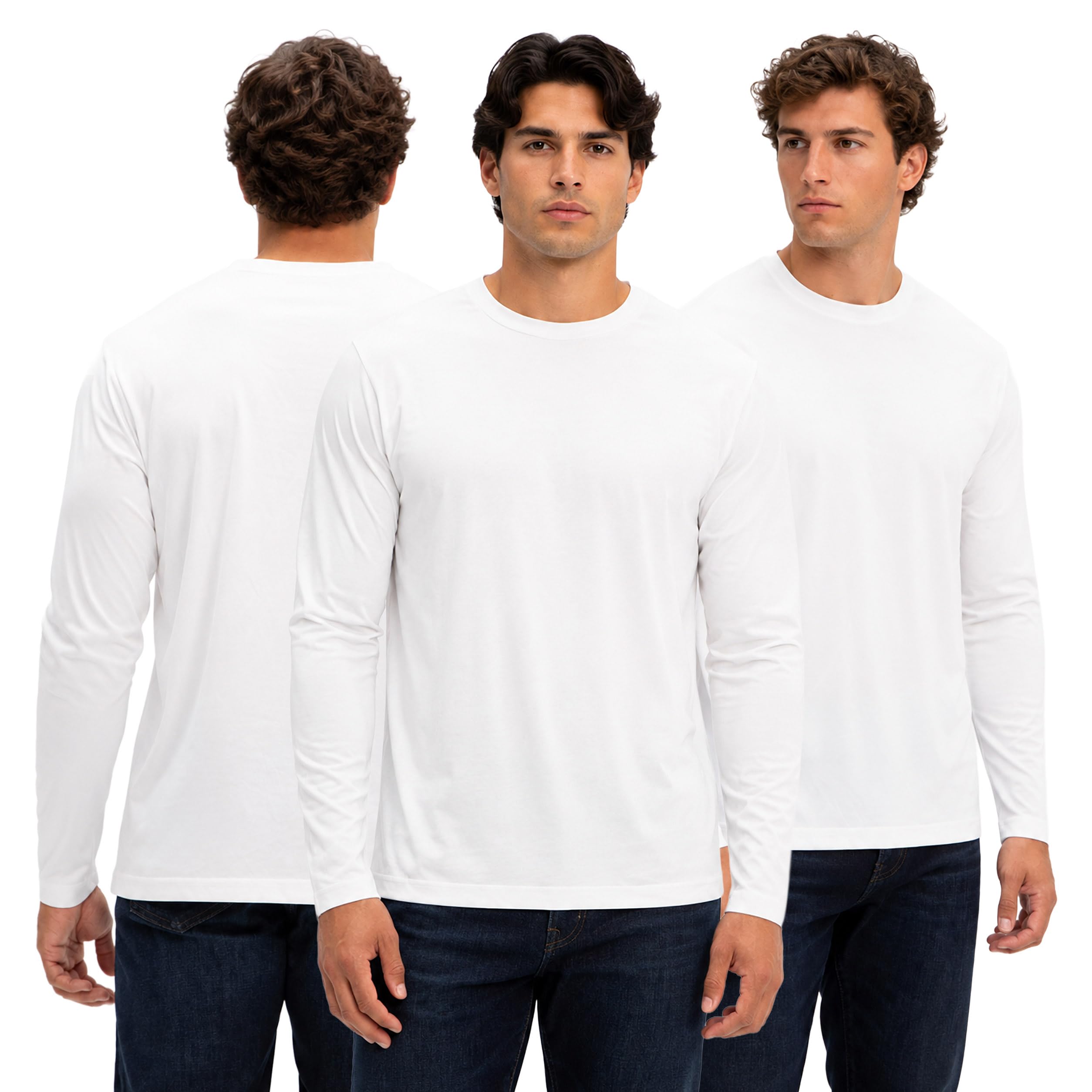 DEVOPS Paquete de 2 protección solar UPF manga larga para 50+ Dri Fit pesca senderismo correr 3 entrenamiento X-Large