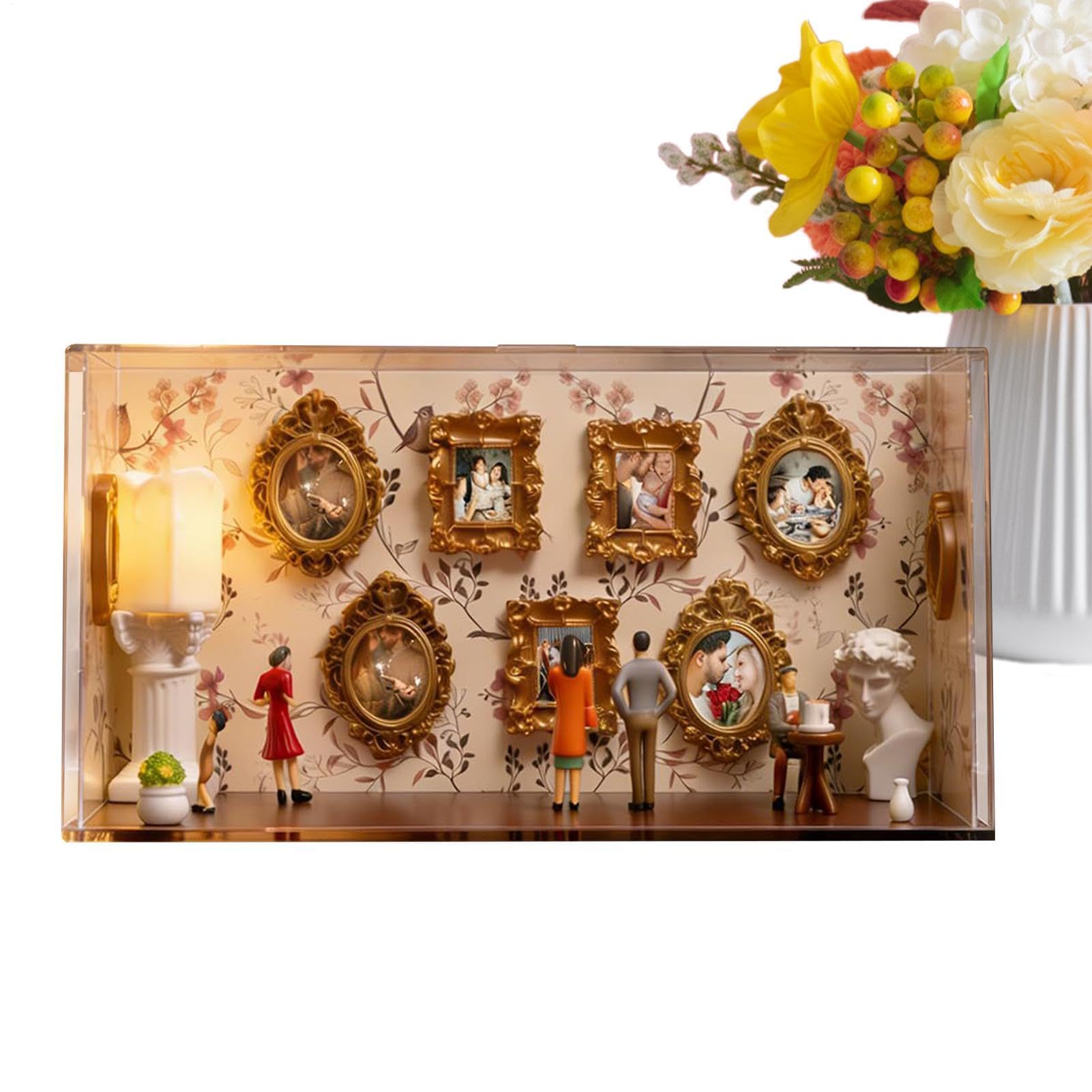 Petites sculptures artistiques de style baroque pour valoriser vos photos de famille