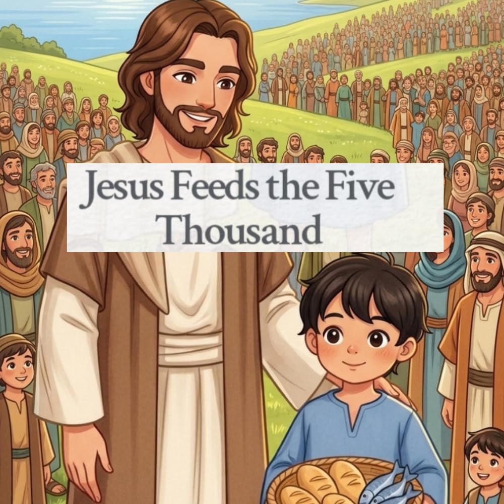 Jesus Feeds the Five Thousand: A Gentle Bible Story for Kids About God's Love and Provision (Who is Jesus? For Kids)